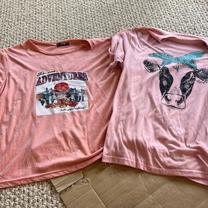 Pink shirts